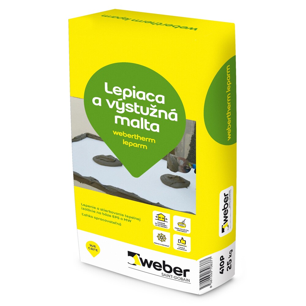 webertherm leparm - Lepiaca a výstužná malta
